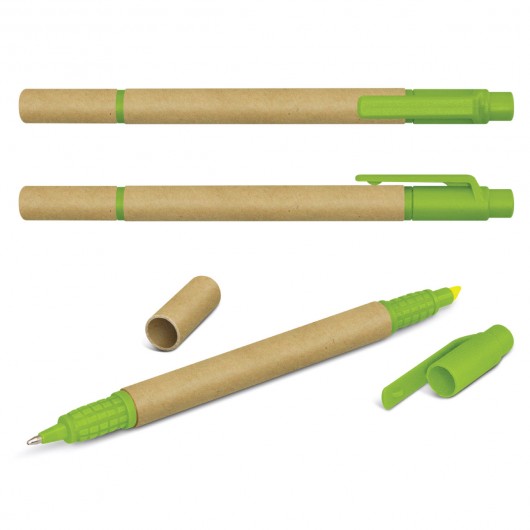 Eco Pen Highlighter natural Brightgreen